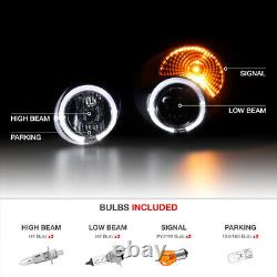 01-07 MB W203 C-Class C230 C240 C280 C320 C350 Black Halo Projector Headlight