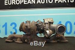 03-06 W220 W215 MB S600 Cl600 Left Side Engine Turbocharger Turbo Assembly