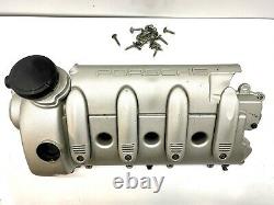 03-2006 porsche cayenne turbo S 4.5l v8 engine driver side cylinder valve cover