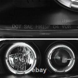 04 05 06 Pontiac GTO Black LED Halo Angel Eye Projector Headlight Lamp LS1 LS2