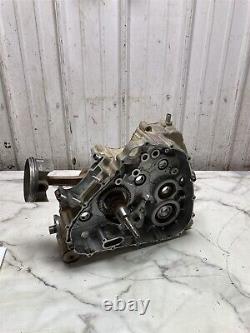 19 Suzuki LTA 750 LTA750 King Quad left side engine crank case & shaft rod