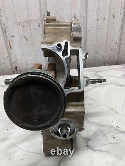 19 Suzuki LTA 750 LTA750 King Quad left side engine crank case & shaft rod