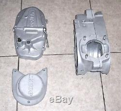 1970s VINTAGE MAICO AW250 ENGINE CASE & SIDE COVERS SET, EX/RESTORED (#DAY43)