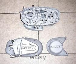 1970s VINTAGE MAICO AW250 ENGINE CASE & SIDE COVERS SET, EX/RESTORED (#DAY43)