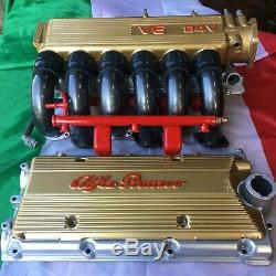 1997-00 Alfa Romeo 3.0 Cf2 Engine Detail Plenum Inlet Runner Pipes Coil Cover