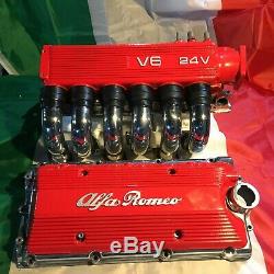 1997-2000 Alfa Romeo 3.0 Cf2 Engine Detail Plenum Inlet Runner Pipes Coil Cover