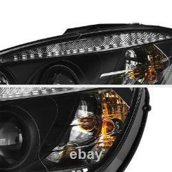 2008-2011 Mercedes-Benz W204 C-Class Black AMG STYLE LED Projector Head Lights