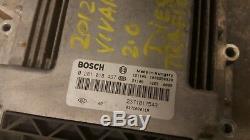 2012 Vauxhall Vivaro 2.0 Cdti Renault Trafic Ecu 237101754r Bosch 028018497 Ecm