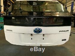 2013 Toyota Prius 1.8 Hybrid Petrol Rear Tailgate Bootlid Windscreen Solid White