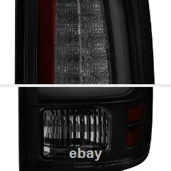 DARKEST SMOKE Fit 13-18 RAM 1500 2500 3500 LED Tail Lamps Lights Replacement