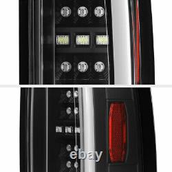 FULL LED For 2015-2021 Chevy Colorado Pickup Black Neon Tube Tail Light Lamp