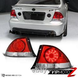 Fit 2001-2005 Lexus IS300 Altezza RED/CLEAR Style Bright LED Tail Light Assembly
