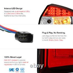 For 02-05 Audi A4 B6 Sedan CLEAN FACTORY STYLE RED LED Brake Lamp Tail Light