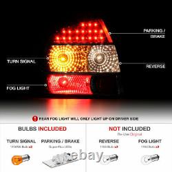 For 02-05 Audi A4 B6 Sedan CLEAN FACTORY STYLE RED LED Brake Lamp Tail Light