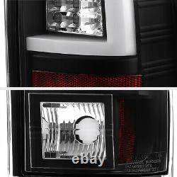For 03-06 Chevy Silverado 1500 2500 3500HD OLED NEON TUBE Black LED Tail Light