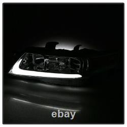 For 04-08 Acura TSX CL9 LED Light Bar Neon Tube Projector Head Lamp L+R Assembly