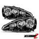 For 05 06 Acura Rsx Type S Dc5 Jdm Black Front Headlights Assembly Left Right