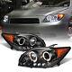 For 05-07 Scion Tc Trd Style Black Halo Led Projector Headlight Lamp Assembly