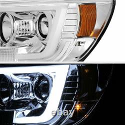 For 05-11 Toyota Tacoma Cyclop Optic Neon LED DRL Tube Projector Headlight Lamp