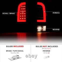 For 05-15 Toyota Tacoma PickUp Truck Pair Smoke Tinted LED Neon Tube Tail Light