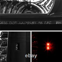 For 07-10 JEEP GRAND CHEROKEE BRIGHTEST BLACK LED SMD REAR BRAKE TAIL LIGHT WK