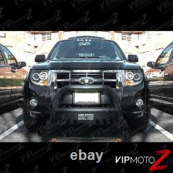 For 08-12 Ford ESCAPE Hybrid FWD/4WD Halo Projector Black LED Headlight Signal