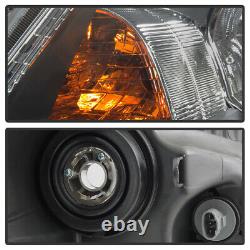 For 08-12 Honda Accord Sedan Factory Style Black Housing Headlight Replacement