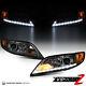 For 11-20 Toyota Sienna Smoke Lens Drl Projector Headlight Set Lamp Assembly Led
