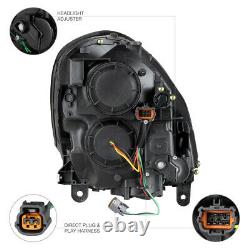 For 2005-2006 Infiniti G35 Sedan Factory D2S HID Black Headlight Assembly L+R