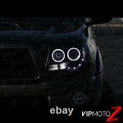 For 2005-2011 Toyota Tacoma HALO LED Projector Headlights Pre Runner X Runner