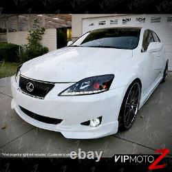 For 2006-2013 Lexus IS250 IS350 LED Strip DRL LED Headlights Assembly Left+Right