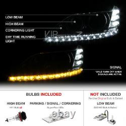 For 2007-2013 Benz W221 S550 S63 D1S Projector DRL Headlights Pair Xenon Models