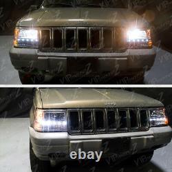 For 93-98 Jeep Grand Cherokee ZJ 3in1 Signal+Parking+Headlight LED SMD Strip Bar