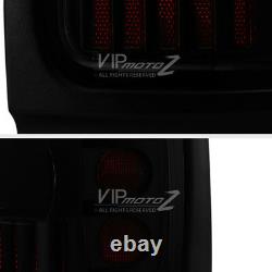 For 94-01 Dodge RAM PickUp Darkest SMOKE LED Neon Tube Rear Tail Singal Light