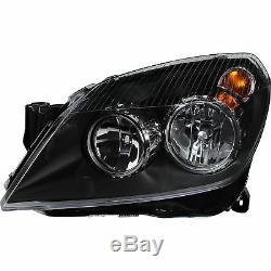 Headlight Set Opel Astra H 03/04-12/09 Incl. Philips +30% H7+H1 with Engines