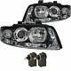 Headlight Set For Audi A4 8e B6 Year 00-04 H7 +h7 Incl. Engines Saloon Avant