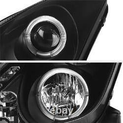 JDM Black Halo Angel Eye Projector Headlight Lamp For 00-05 Toyota Celica GT/GTS