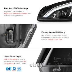 LATEST DESIGN DRL For 07-13 Mercedes W221 S Class AMG LED Black Headlight D1S
