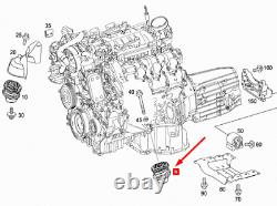 MERCEDES-BENZ S W221 Front Left Side Engine Support A2212405517 NEW GENUINE