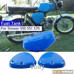 Motorcycle Fuel Gas Tank with Engine Side Covers For Simson S50 S51 S70 S 50 51 70