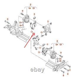 New Audi A6 C7 Left Side Engine Bracket 4h0199307ak Genuine