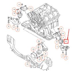 Oem Audi A6 C6 Left Side Engine Hydro-mounting 4f0199379bh Genuine