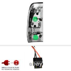 Plug&Play Smoke NEON TUBE LED Tail Light SET 97-03 Ford F150 -07 Superduty