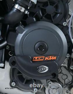R&G BLACK LEFT SIDE ENGINE CASE SLIDER FOR KTM 1290 Super Duke R (2014)