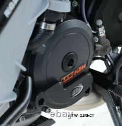 R&G BLACK LEFT SIDE ENGINE CASE SLIDER FOR KTM 1290 Super Duke R (2014)