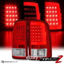 Red LED Neon Tube Tail Light Brake Signal Lamp 07-13 Sierra 1500 2500 3500 HD