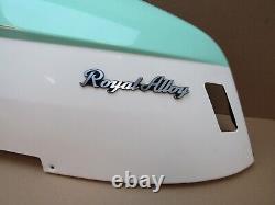 Royal Alloy GP 125 AC E5 2021 2,879 miles left side engine cover metal (9745)
