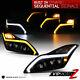 Sequential Led Signal Drl Smoke Projector Headlight Lamp For 08-15 G37 Q60 2dr