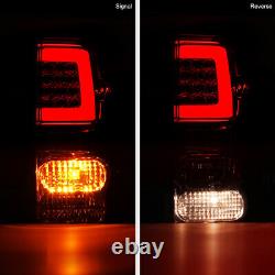SMOKED LENS FiBer OpTic LED Tail Lights For 07-13 Toyota Tundra Pick Up Truck