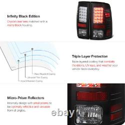Super-Flux LED! 09-18 Dodge Ram Truck 1500 2500 3500 Black Tail Signal Light